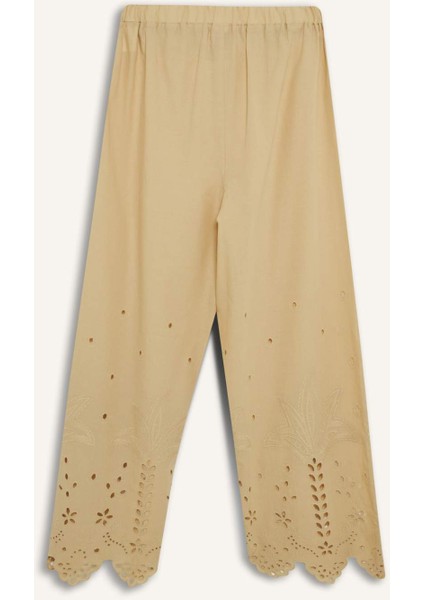 Regular Fit Brode Plaj Pantolonu-Fall in Love E0602AX25SM fırsatları