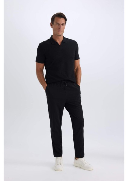 Relax Fit Rahat Kesim Düz Paça Krinkıl Yazlık Kumaş Pantolon C3930AX25SP fiyatları