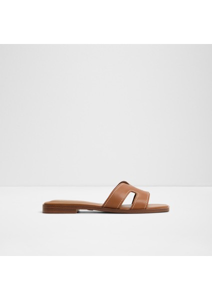 Itsandal Sandalet Düz Terlik - Kahve