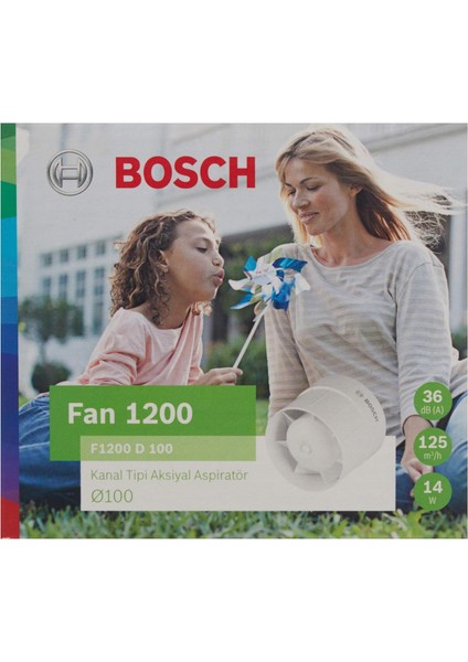 Banyo Havalandırma Fanı 1200 Serisi (100 Mm)