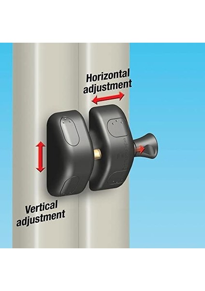 Hardware V6205 Magna Ltch N346-203 2-2/4" Magnalatch Otomatik Manyetik Yan Çekme Güvenlik Kapı Mandalı Siyah