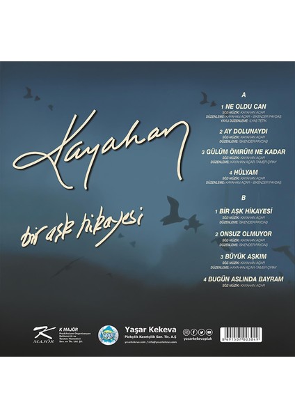 Kayahan Bir Aşk Hikayesi (Plak) fiyatları