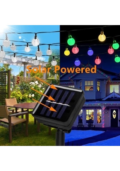 7m 50 LED Rgb Solar