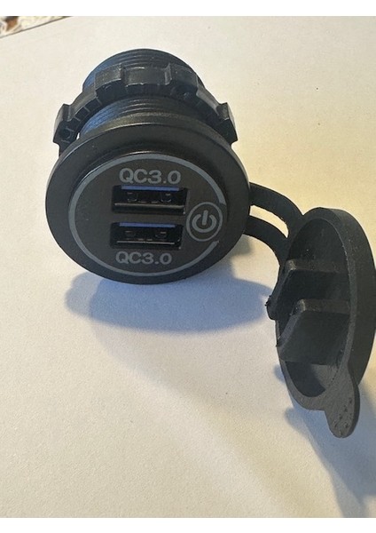 Tekne Için USB Hızlı Şarj Montaj Tipi 2 Port USB Hızlı Şarj KP-479