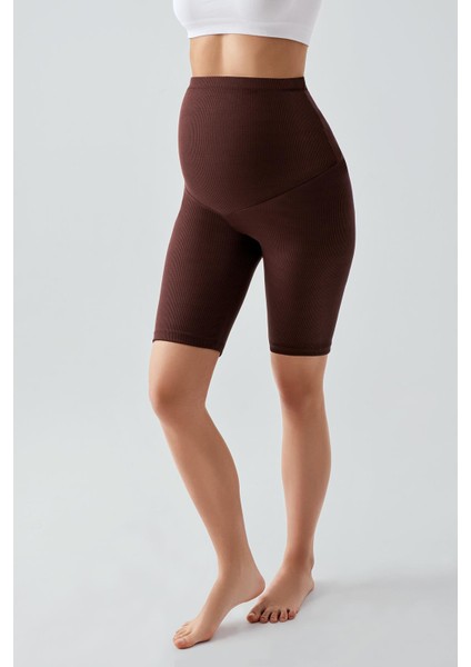 Fitilli Diz Üstü Biker Esnek Ayarlanabilir Bel Hamile Tayt F13 fiyatları