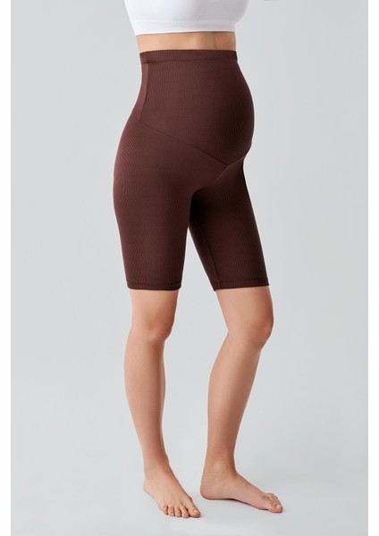 Fitilli Diz Üstü Biker Esnek Ayarlanabilir Bel Hamile Tayt F13 modelleri