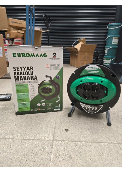 Makarallı Seyar Elektrik Kablo ( 50 Mtr 3* 2.5 ) Kontrolkalem+ Eldivenhedieyeli modelleri