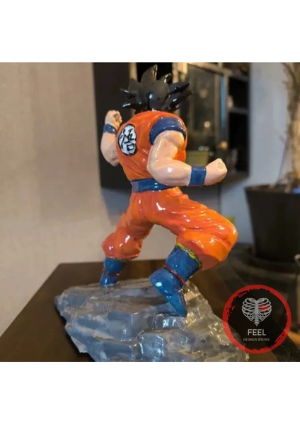 Dragon Ball Z Goku Figürü - Koleksiyonluk Heykel Büyük Boy 26 cm fırsatları