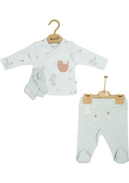 Bibaby Biorganic Teach Me 3'lü Zıbın Set 73340 Red