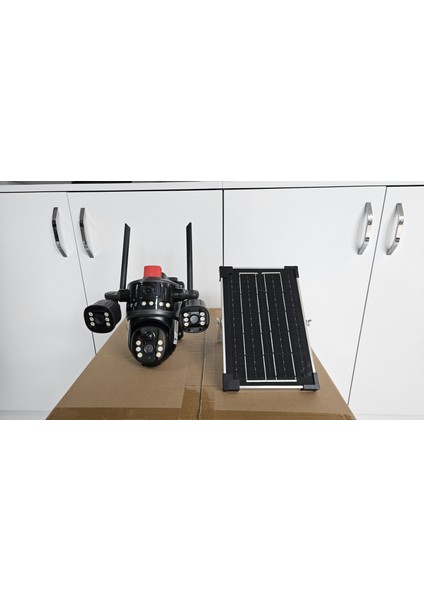 YS-V380 4g Solar Kamera 4g Mobil Uyumlu Kablosuz Güvenlik Kamerası Her Yerden Anlık Görüntü