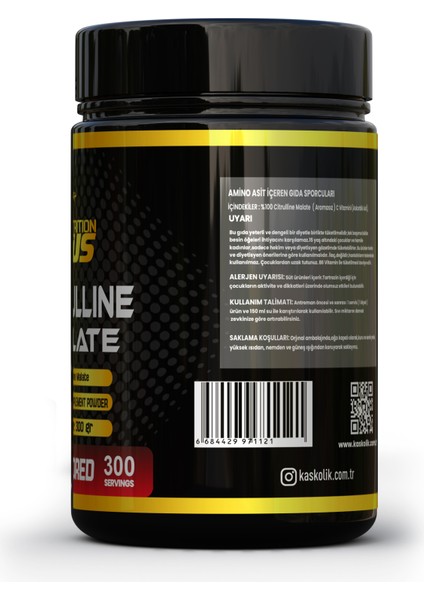 Citrulline Malate 300 Gr-Aromasız fiyatları