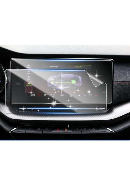 Skoda Yeni Octavia Audio Multimedya Uyumlu Mat Görünüm Ekran Koruyucu Nano Cam Mat