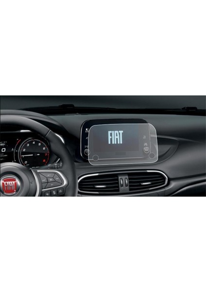 Fiat Egea Cross 2021-2024 7 Inç Audio Multimedya Uyumlu Mat Görünüm Ekran Koruyucu Nano Cam Mat