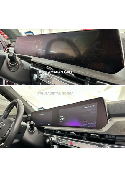 Fiat Egea Cross 2021-2024 7 Inç Audio Multimedya Uyumlu Mat Görünüm Ekran Koruyucu Nano Cam Mat