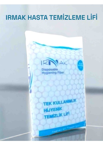 Saç Yıkama Bonesi - Irmak Hasta Temizleme Lifi 2'li Set