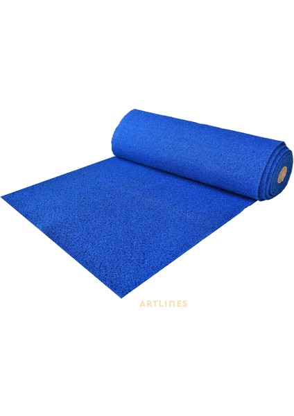 Kıvırcık Kapı Önü Dış Mekan Paspas / Kalınlık : 14 Mm. / En : 1.20 M. - Boy : 5 Metre / Mavi