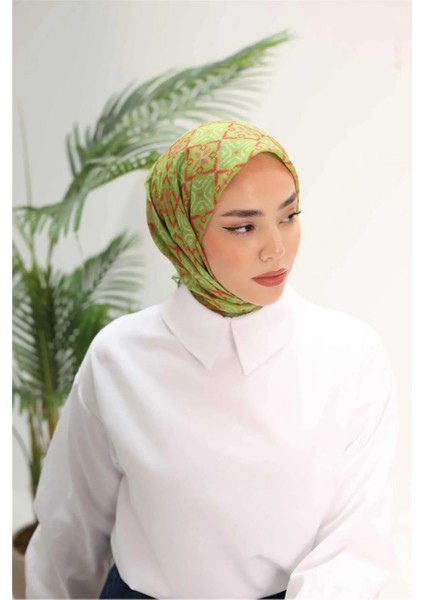 Pusula Desen Soft Pamuk Eşarp