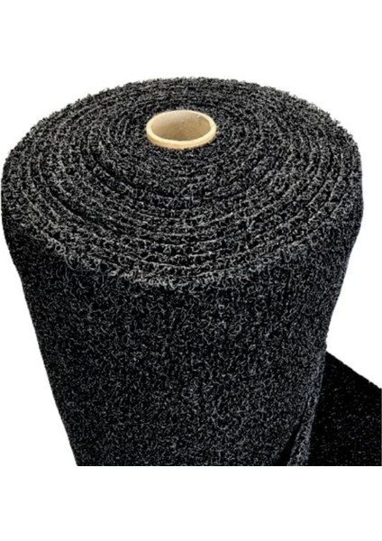 Kıvırcık Kapı Önü Dış Mekan Paspas / Kalınlık : 14 Mm. / En : 1.20 M. - Boy : 4 Metre / Siyah