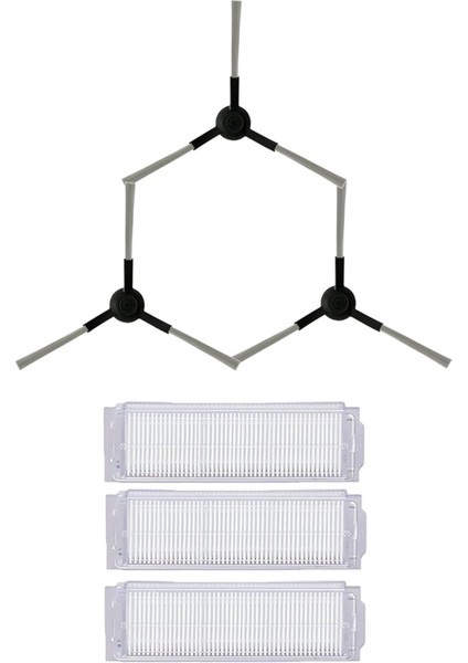 Xiaomi Mop Pro Robot Süpürge Uyumlu 6'lı Yedek Parça Seti