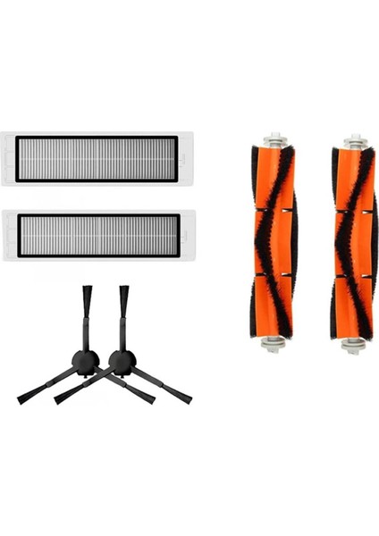 Xiaomi Vacuum Mop Pro 2 Plus (STYTJ02ZHM) Robot Süpürge Uyumlu 6'lı yedek Parça Seti