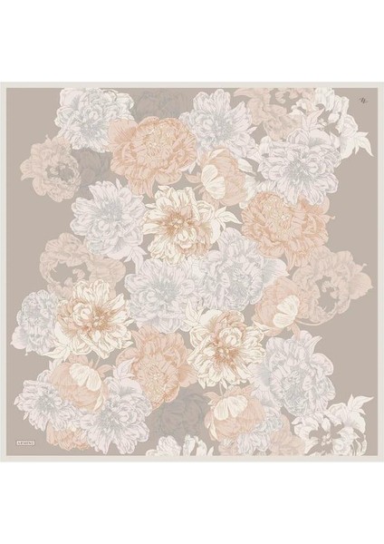 Desenli Saf Ipek Twill Eşarp 9330 modelleri