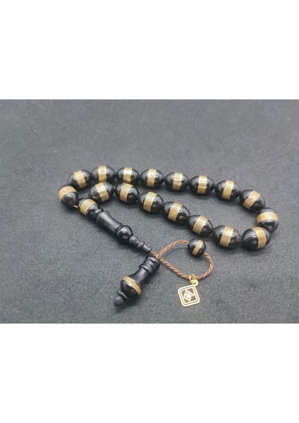 Hakan Kaya Usta Eseri Gümüş Sarmal Maskot Inci Siyahı Kuka Sertifikalı 7636