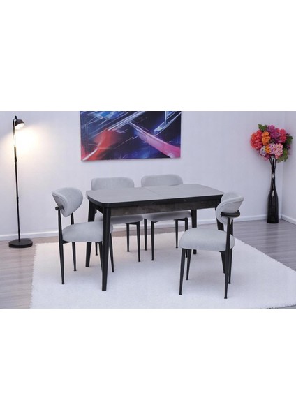 Nehir Polo Lak Panel Açılır Mutfak Masa Takımı 75 x 130 cm fiyatları