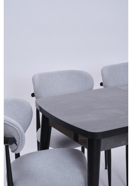 Nehir Polo Lak Panel Açılır Mutfak Masa Takımı 75 x 130 cm modelleri