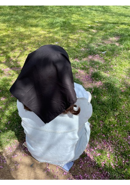 Siyah Pamuk Bandana