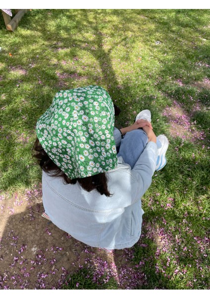 Papatya Desenli Bandana modelleri