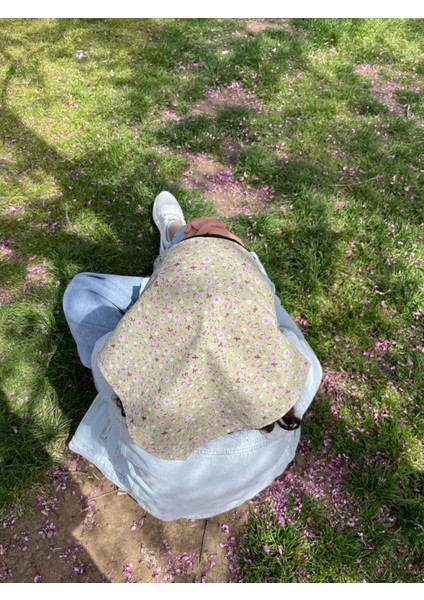 Çiçek Desenli Bandana