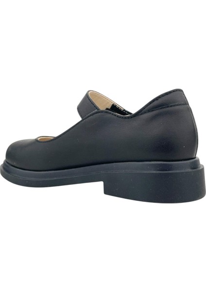 Kalın Tabanlı Thomas Topuk Okul Ayakkabısı Siyah modelleri
