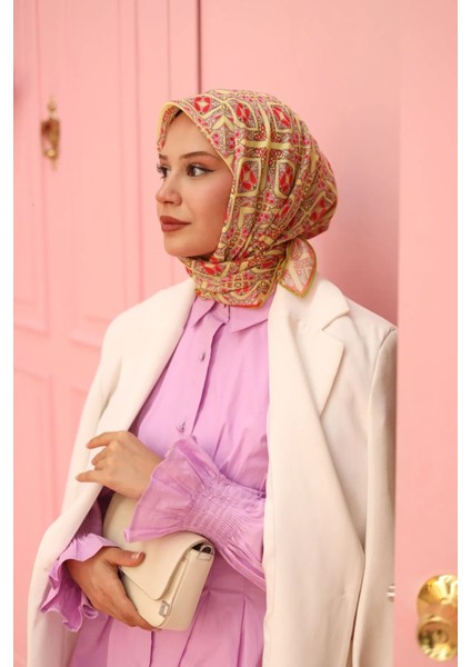 Kilim Desen Soft Pamuk Eşarp