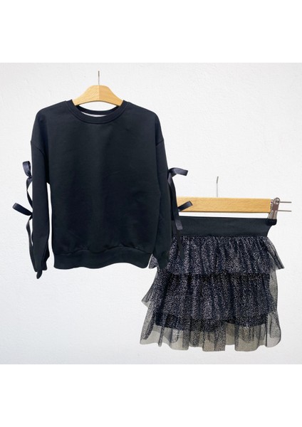 Kol Detaylı Sweat - Sımlı Etek Takım modelleri