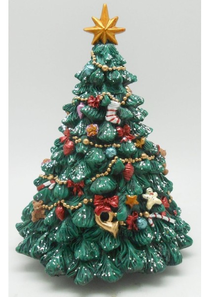 Melody O Tannenbaum Musicbox Kingdom 7quot Süslenmiş Noel Ağaç Dönen Mekanik Müzikli 1 Adet