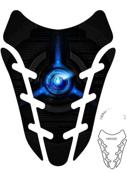 Universal Motosiklet Tank Pad 022