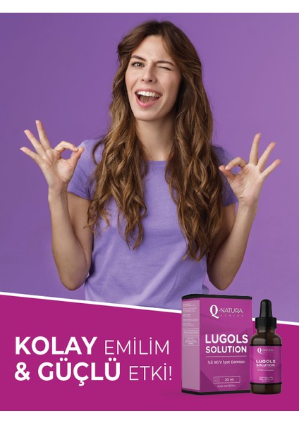Lugols Solution % 5 Iyot Damla 20 ml - 3 Adet