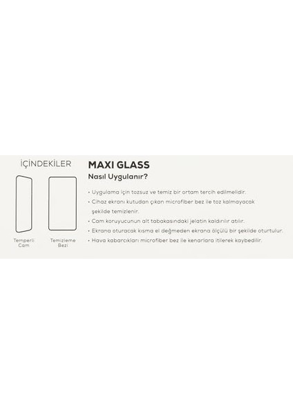 Galaxy A72 Zore Maxi Glass Temperli Cam Ekran Koruyucu