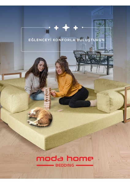 Retro Yataklı Kanepe,yatak Olabilen,dinlenme Amaçlı Legom Aktivite Koltuğu