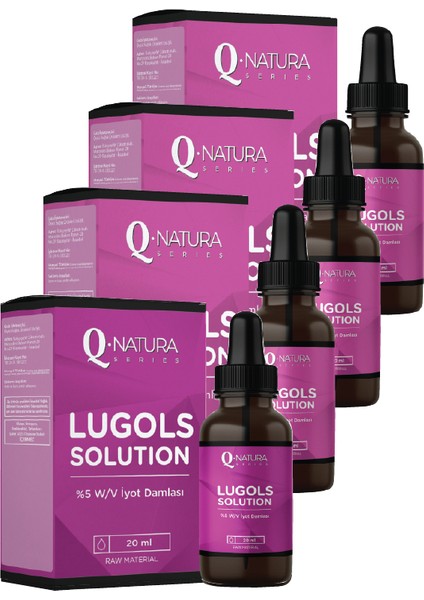 Lugols Solution % 5 Iyot Damla 20 ml - 4 Adet