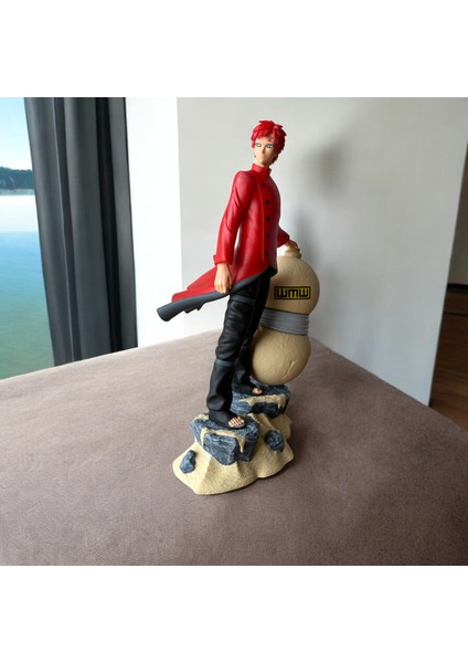 Sabaku No Gaara Sla 3D Baskı ve El Boyaması Koleksiyon Figürü