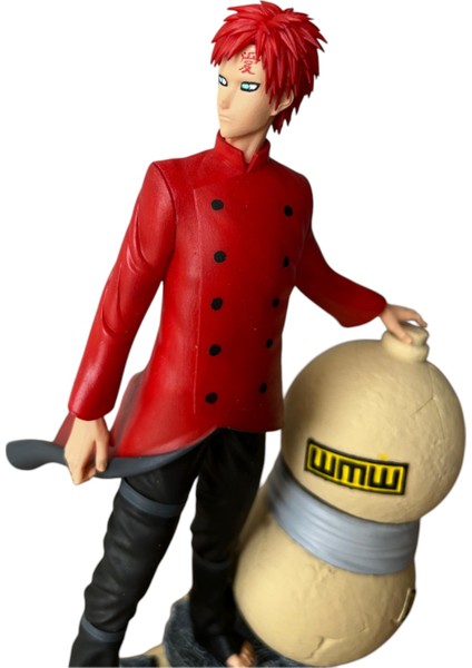 Sabaku No Gaara Sla 3D Baskı ve El Boyaması Koleksiyon Figürü