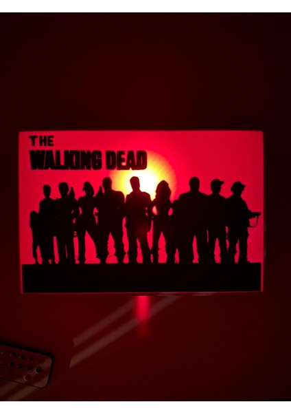 The Walking Dead Light Box Işık Kutusu Değiştirilebilir Renkli Rgb Leds