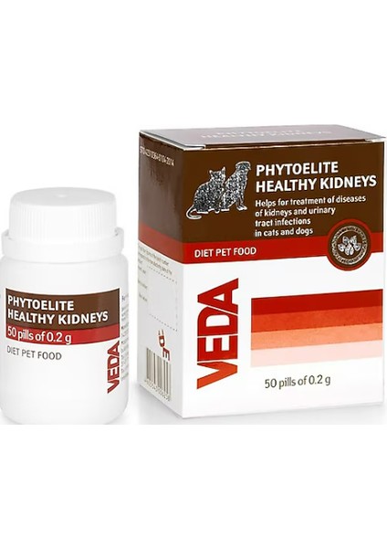 Phytoelite Healthy Kidneys - Kedi & Köpekler İçin Tableti