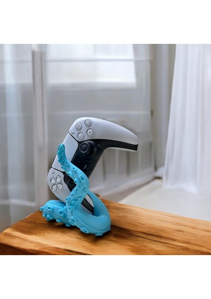 Ps4/ps5/xbox Uyumlu Konsol Standı Kol Tutucu Stand Joystick Standı 3D Baskı Ahtapot Şeklinde