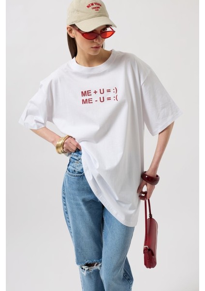 Kabartma Baskılı T-Shirt