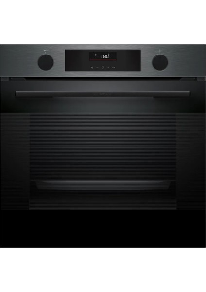 HUA736EG0T 76 Lt 8 Programlı Buhar Destekli Black Inox Ankastre Fırın