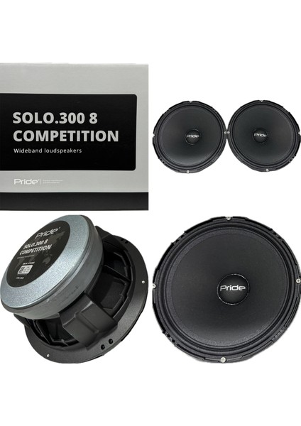 Solo 300 8 Competiton 20 cm 600W 300RMS 1 TAKIM 2 ADET Yeni Seri Russia