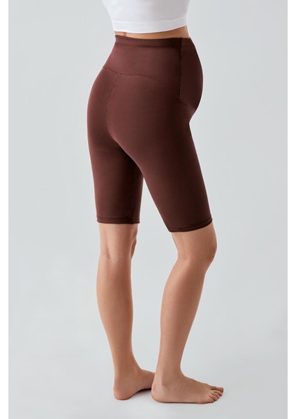 Diz Üstü Biker Esnek Ayarlanabilir Bel Hamile Tayt T12 fırsatları