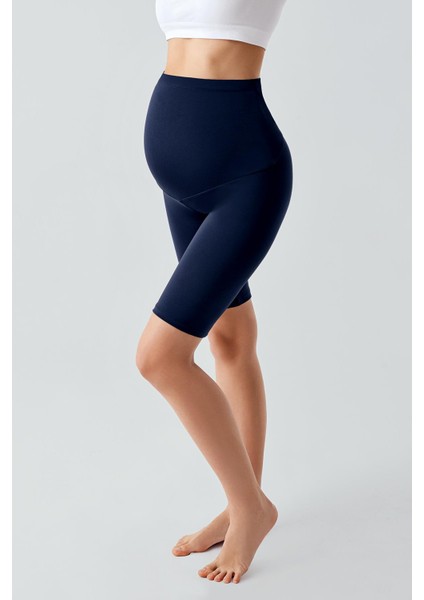 Diz Üstü Biker Esnek Ayarlanabilir Bel Hamile Tayt T12 modelleri